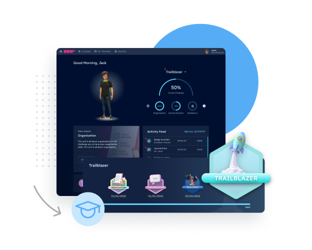 An image showing the GEN+ user interface