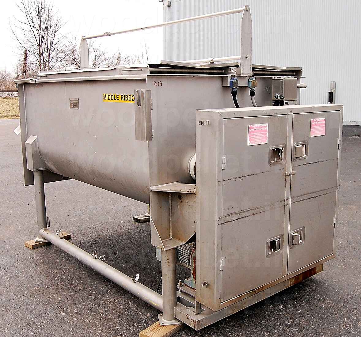 Ribbon Mixer for Wood, Feed & Biomass Pellet Production Plants Servoday India