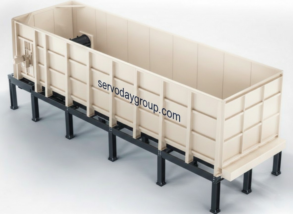 SERVODAY Hydraulic Moving Floor System | Intelligent Material Handling for Biomass & Waste for Brussels, Belgium